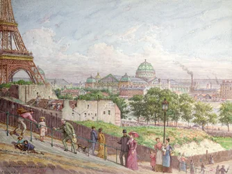Los escalones en la rue Alboni, 1897